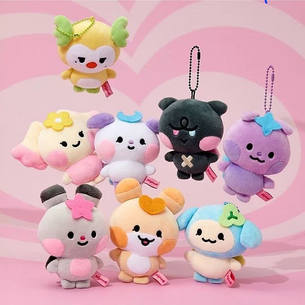ATEEZxLINE FRIENDS Enter the Mighteez POP-UP STORE Official MD MINI PLUSH KEYRING