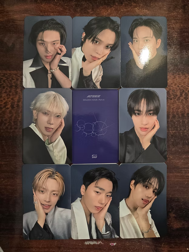 ATEEZ 13th mini album GOLDEN HOUR Part.4 Soundwave POB Photocard [Digipack ver]