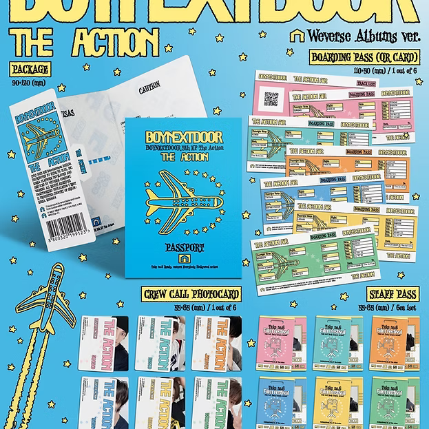 BOYNEXTDOOR 5th EP The Action [Weverse Albums ver]