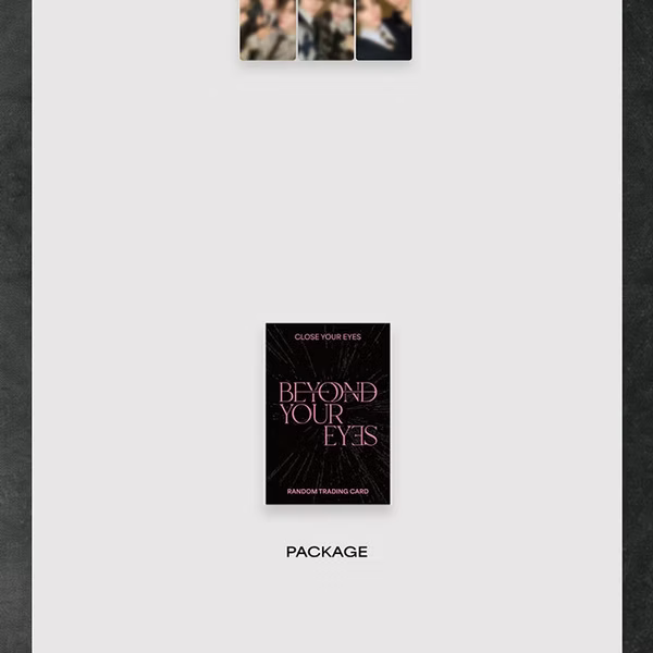 CLOSE YOUR EYES 1st Tour BEYOND YOUR EYES Official MD Trading Card