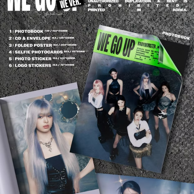BABYMONSTER 2nd mini album WE GO UP [WE ver]