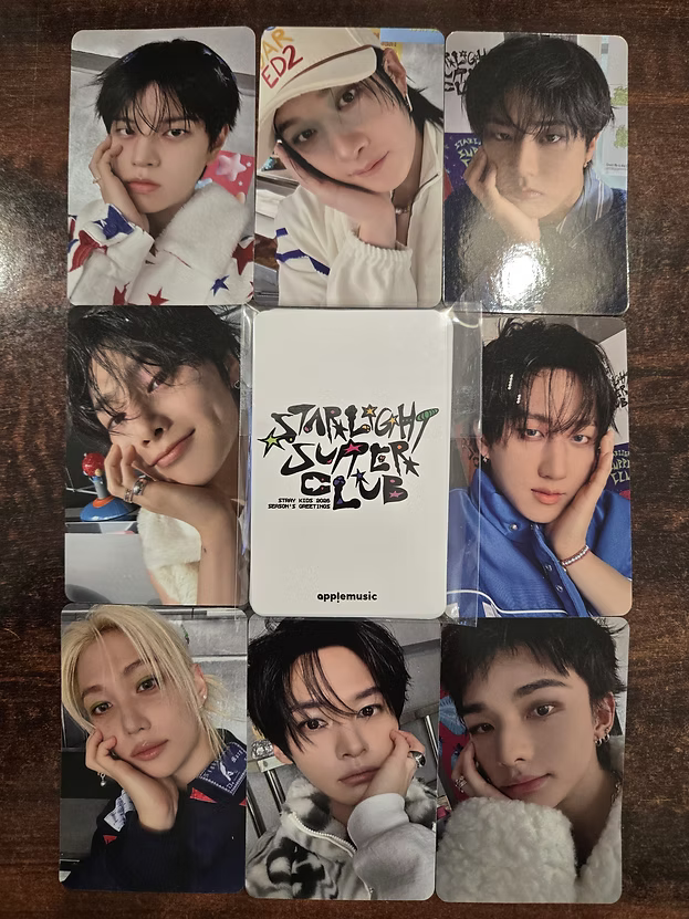 Stray Kids 2026 Season's Greetings STARLIGHT SULPER CLUB Applemusic POB Photocard