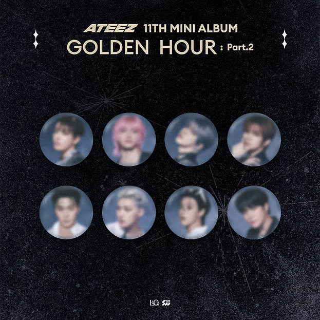 ATEEZ GOLDEN HOUR : PART.2 POP UP OFFICIAL MD RANDOM CAN BADGE