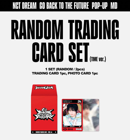 NCT DREAM POP-UP 'TIME RIDES' MD Random Trading Card Set