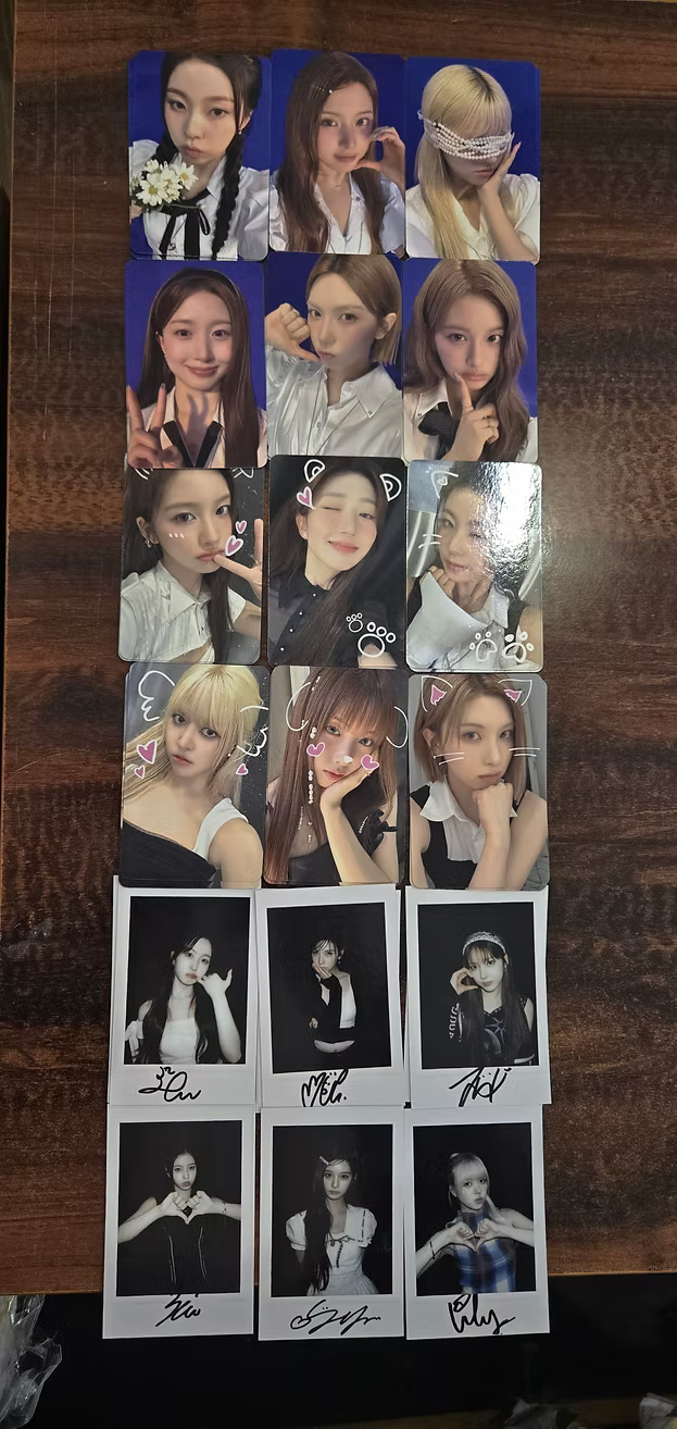 NMIXX Blue Valentine Applemusic Lucky Draw Photocard