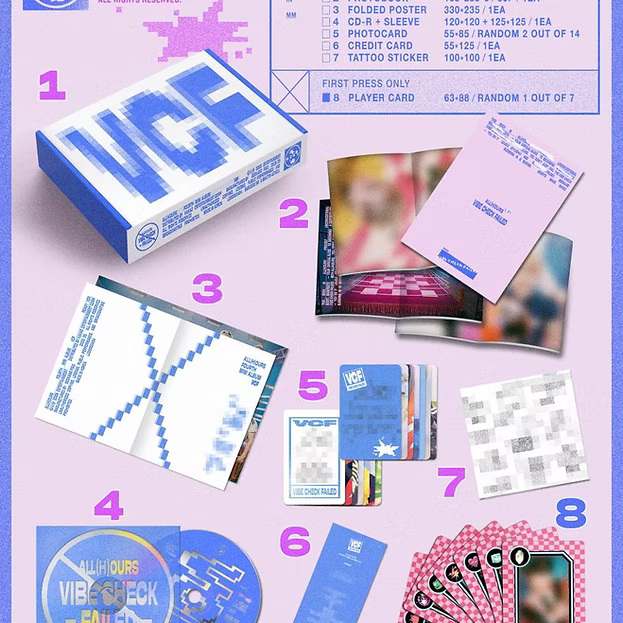 [Signed Album Event] ALL(H)OURS 4th mini album VCF