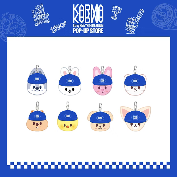 Stray Kids Official MD KARMA POP-UP SKZOO CEREMONY BALL CAP DOLL