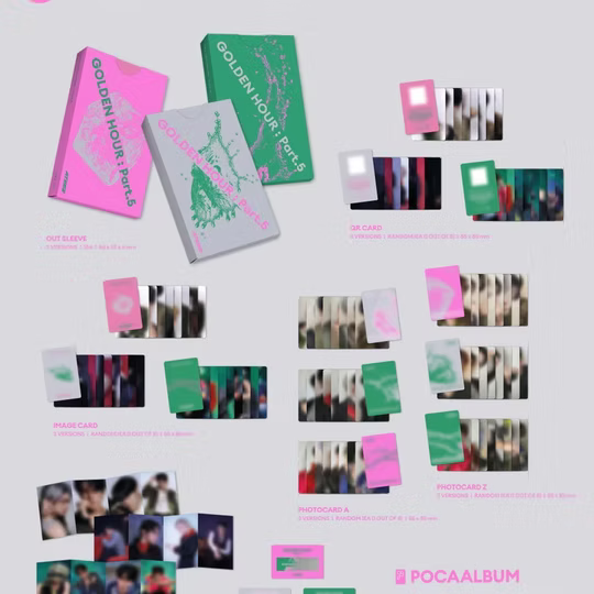 ATEEZ 14th mini album GOLDEN HOUR Part.5 [Pocaalbum ver]