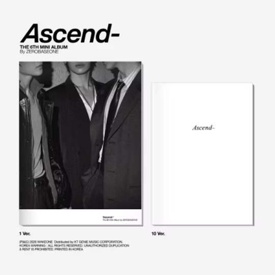 ZEROBASEONE (ZB1) 6th mini album ASCEND [Photobook ver]