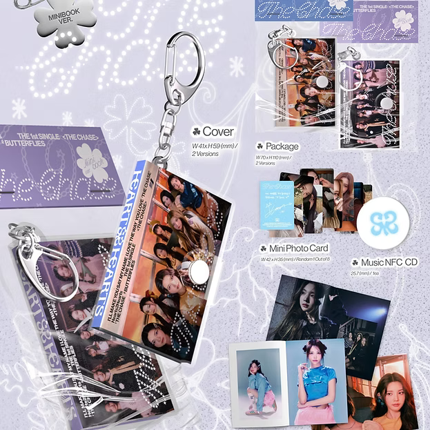 Hearts2hearts 1st single album THE CHASE [Mini Book ver]