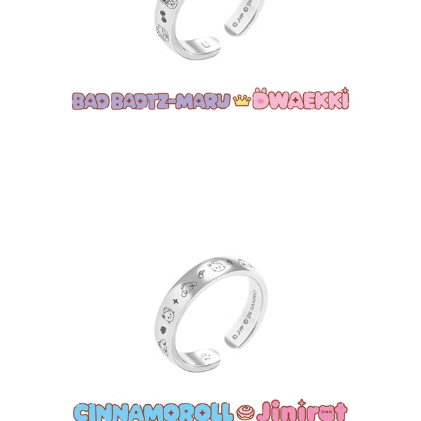 [PREORDER] Stray Kids SKZOO X SANRIO CHARICTERS RING