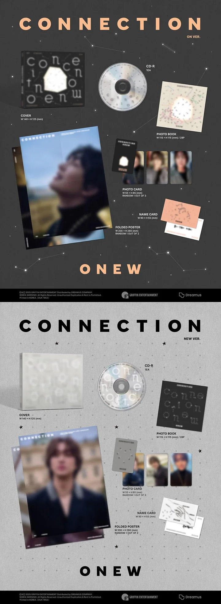 ONEW (SHINEE) 4th Mini Album CONNECTION [DIGIPACK ver]