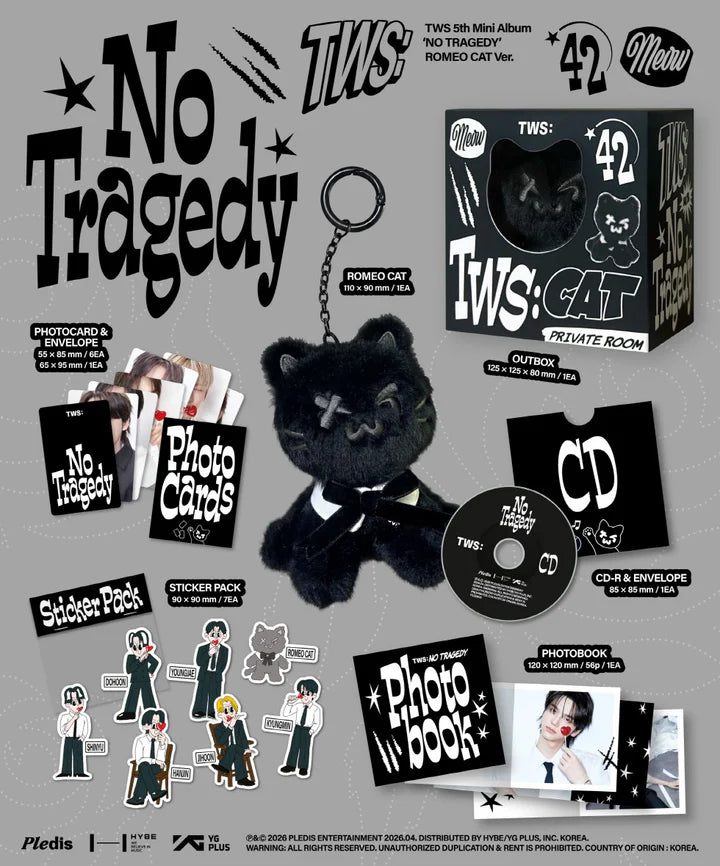 TWS 5th Mini Album NO TRAGEDY [ROMEO CAT ver]