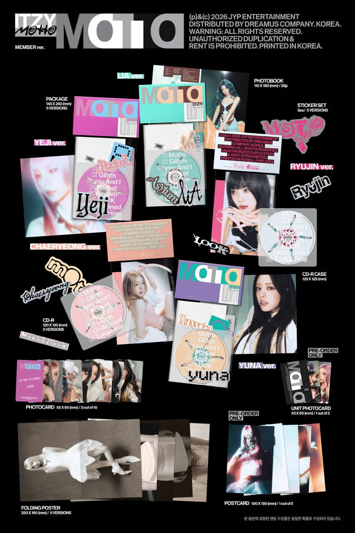 ITZY mini album MOTTO [Member ver]