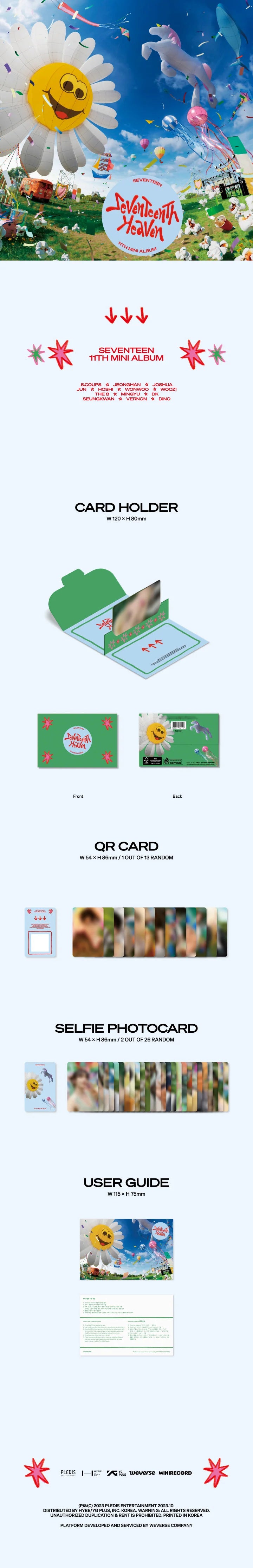 SEVENTEEN 5th mini album SEVENTEENTH HEAVEN [Weverse Albums ver]