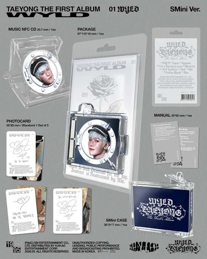 TAEYONG 1st Album WYLD [SMini ver]