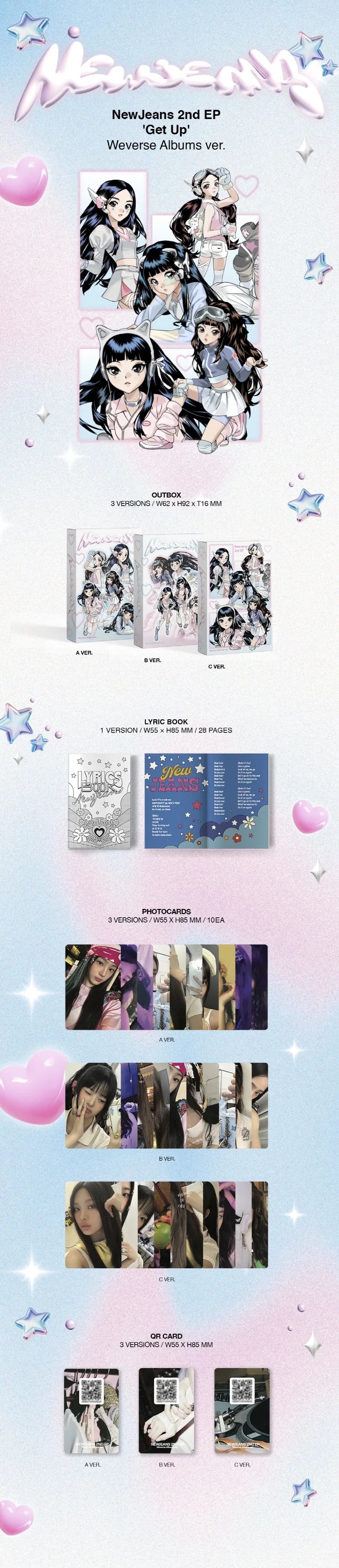 NEWJEANS 2nd EP GET UP [WEVERSE Albums ver]