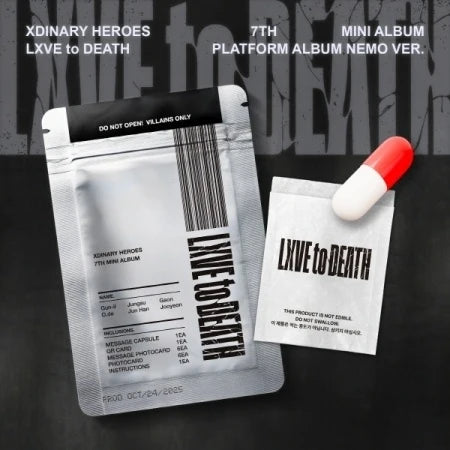 XDINARY HEROES 7th Mini Album LXVE TO DEATH [PLATFORM ALBUM NEMO ver]