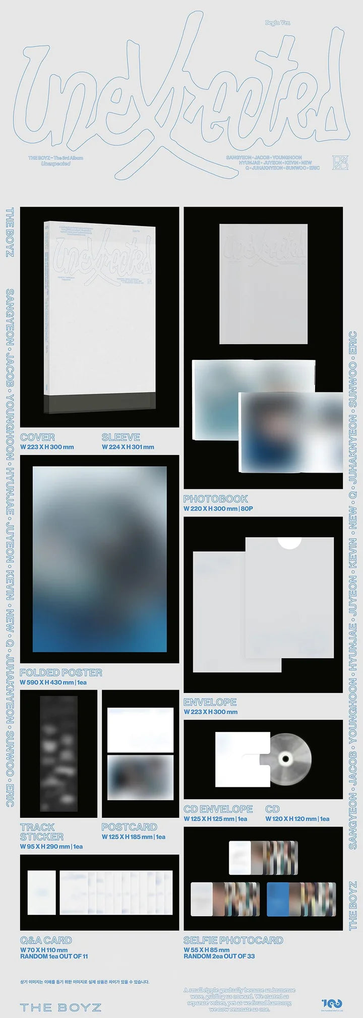 THE BOYZ The 3rd album Unexpected [Photobook ver]