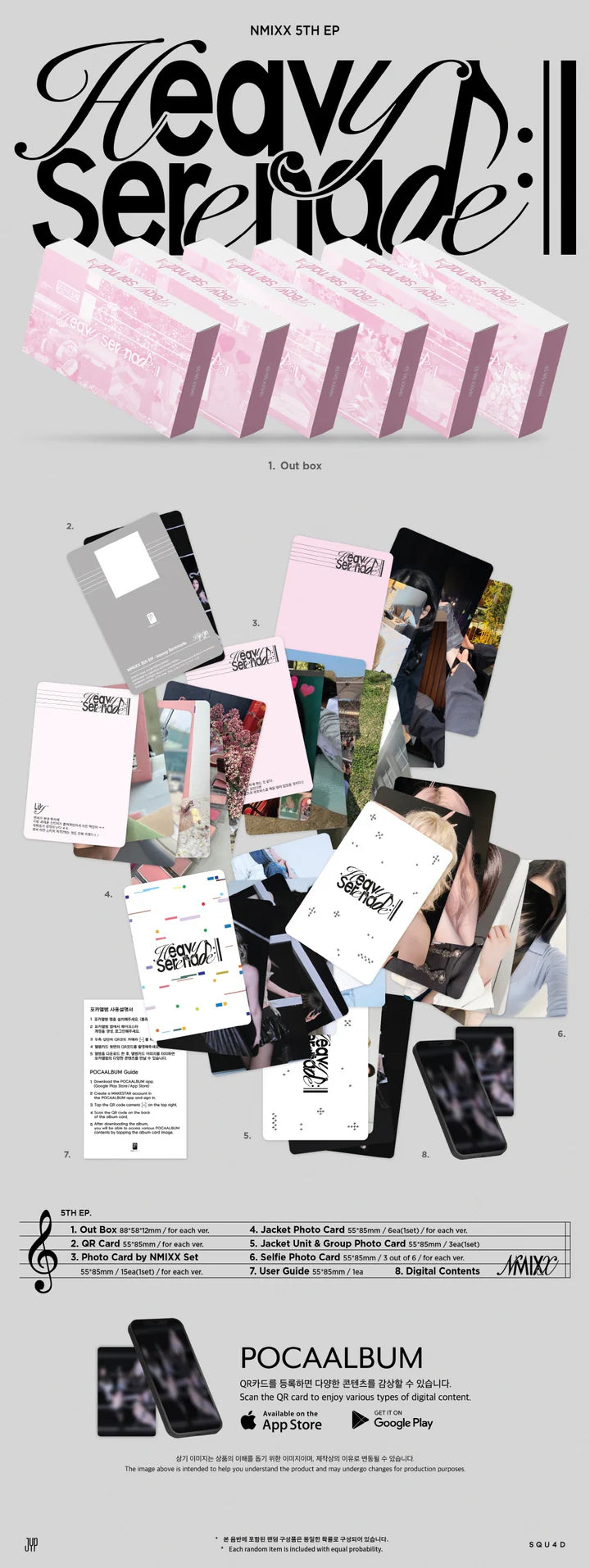 NMIXX 5th EP Album HEAVY SERENADE [Pocaalbum ver]