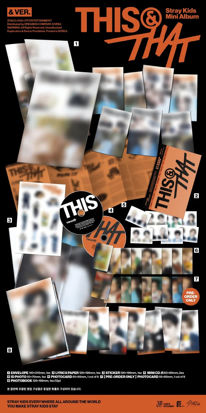 Stray Kids mini album THIS & THAT [& ver]