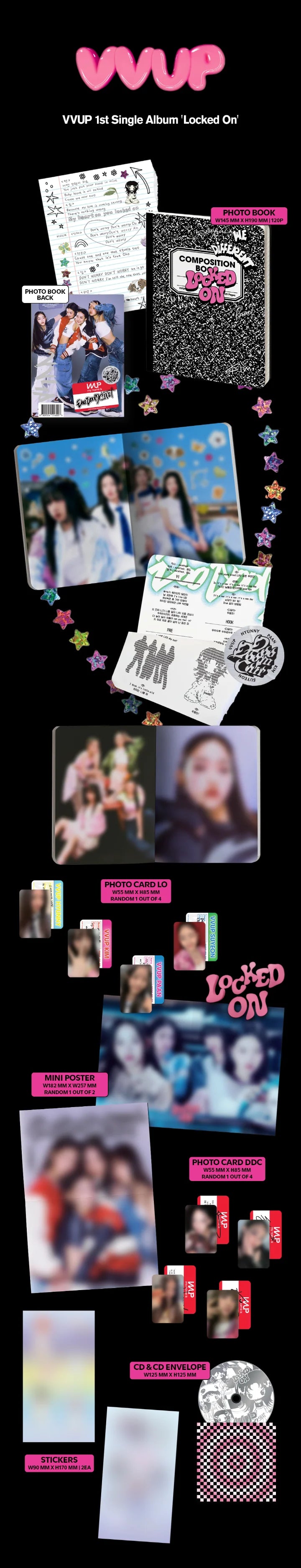 VVUP 1st Single album LOCKED ON