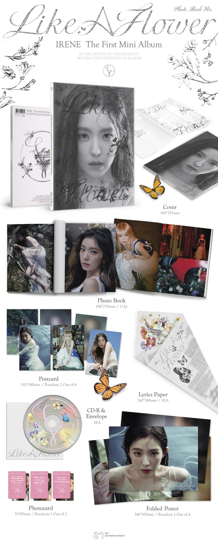 IRENE (RED VELVET) 1st mini album Like A Flower [Photobook ver]