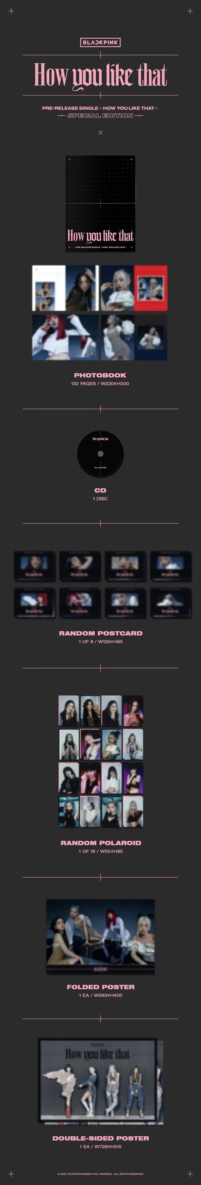 BLACKPINK Single Album HOW YOU LIKE THAT [Special Etidion]