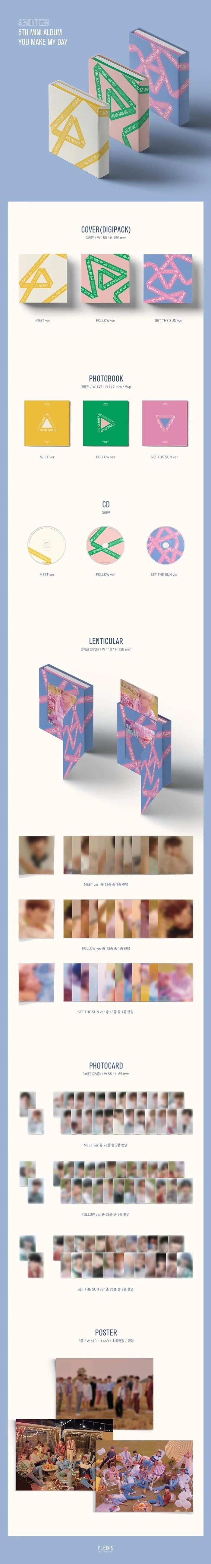 SEVENTEEN 5th Album Re-Package YOU MAKE MY DAY [FOLLOW ver]