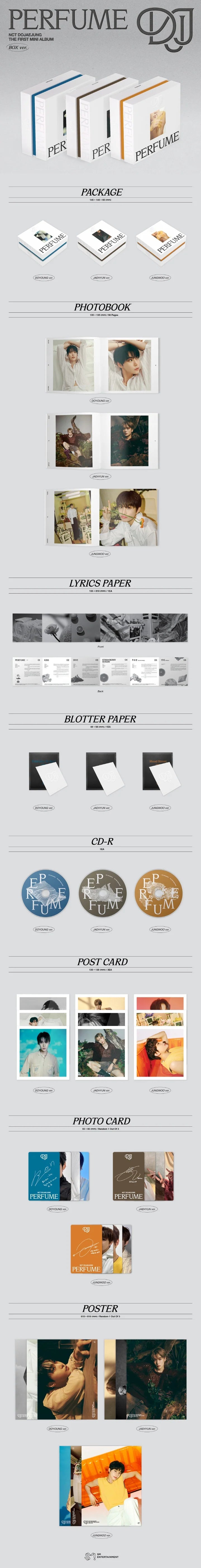 DOJAEJUNG (NCT) 1st mini album PERFUME [BOX ver]