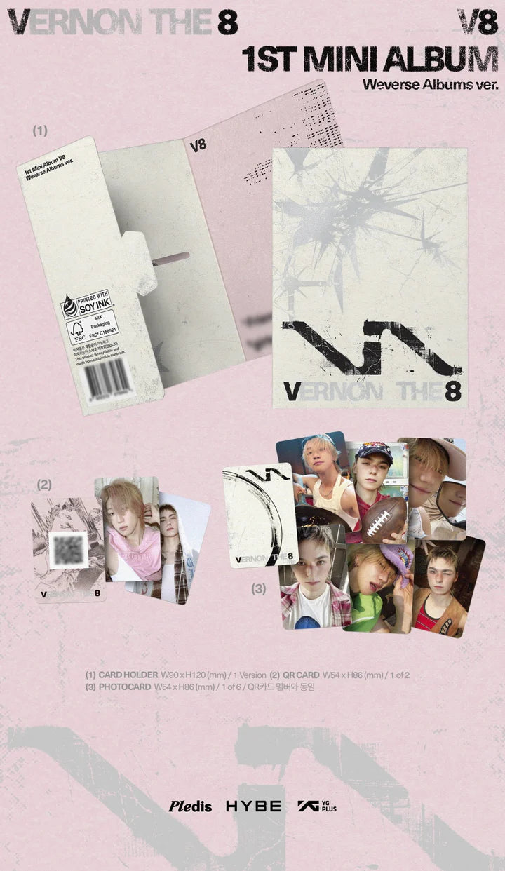 V8 (SEVENTEEN) 1st mini album V8 [Weverse Albums ver]