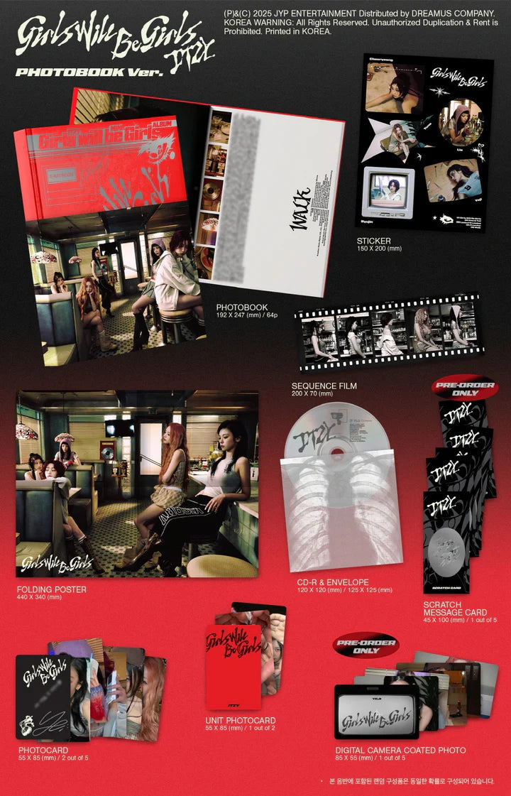 ITZY Girls Will Be Girls [Photobook ver]