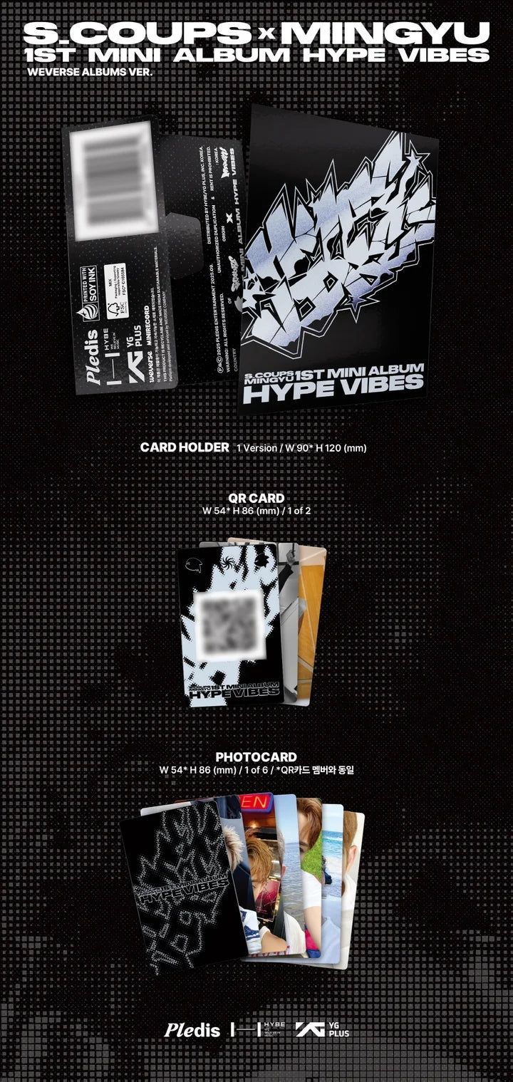 S.COUPS X MINGYU (SEVENTEEN) 1st mini album HYPE VIBES [Weverse Albums ver]