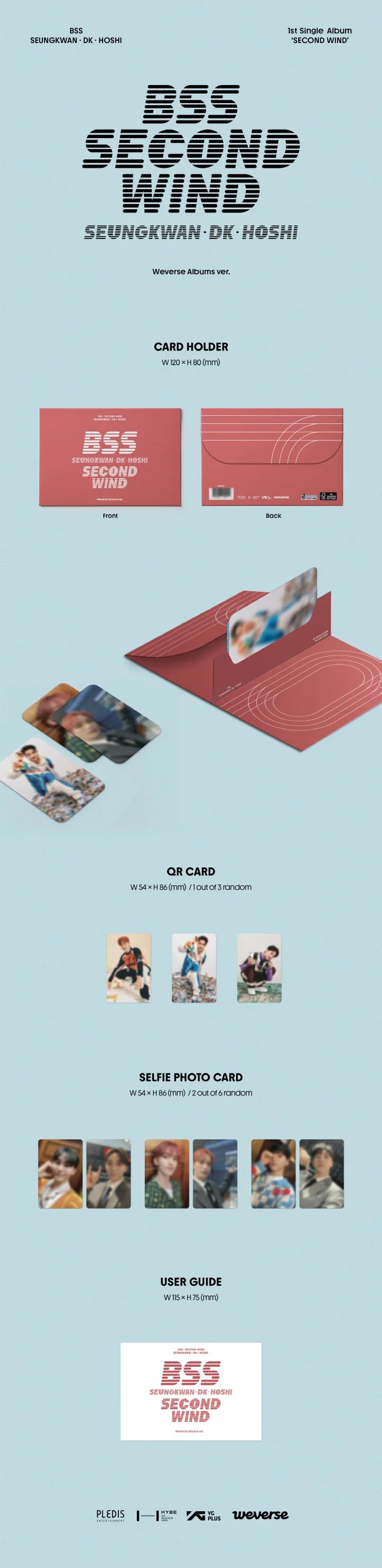 BSS (SEVENTEEN) 1st single album SECOND WIND [Weverse ver]