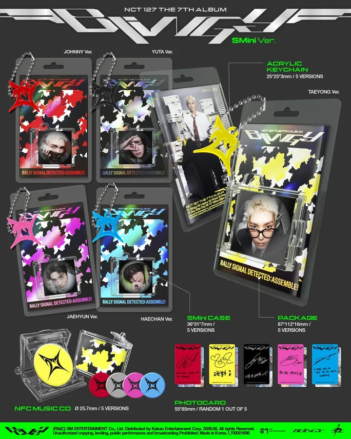 NCT 127 7th Full Album BLINGY [SMini / Smart Album ver]