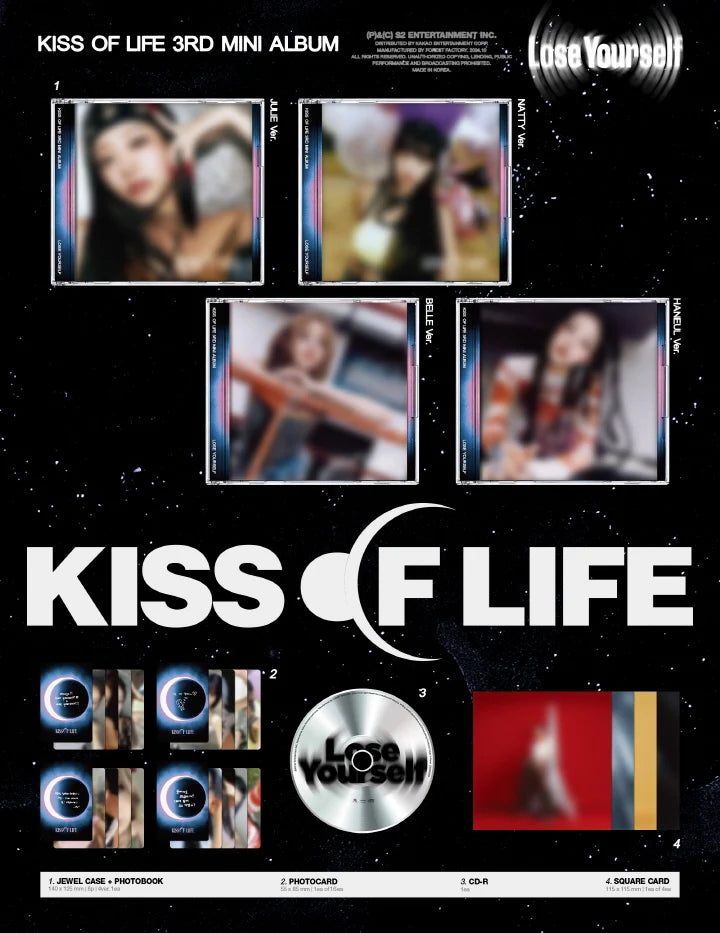 KISS OF LIFE 3rd mini album LOSE YOURSELF [JEWEL VER]