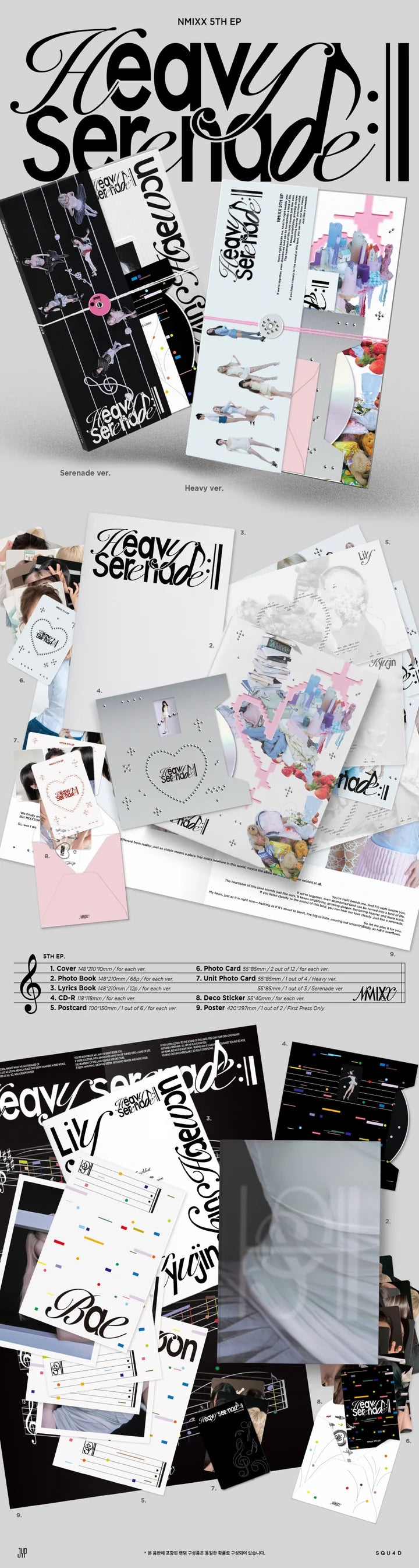 NMIXX 5th EP Album HEAVY SERENADE