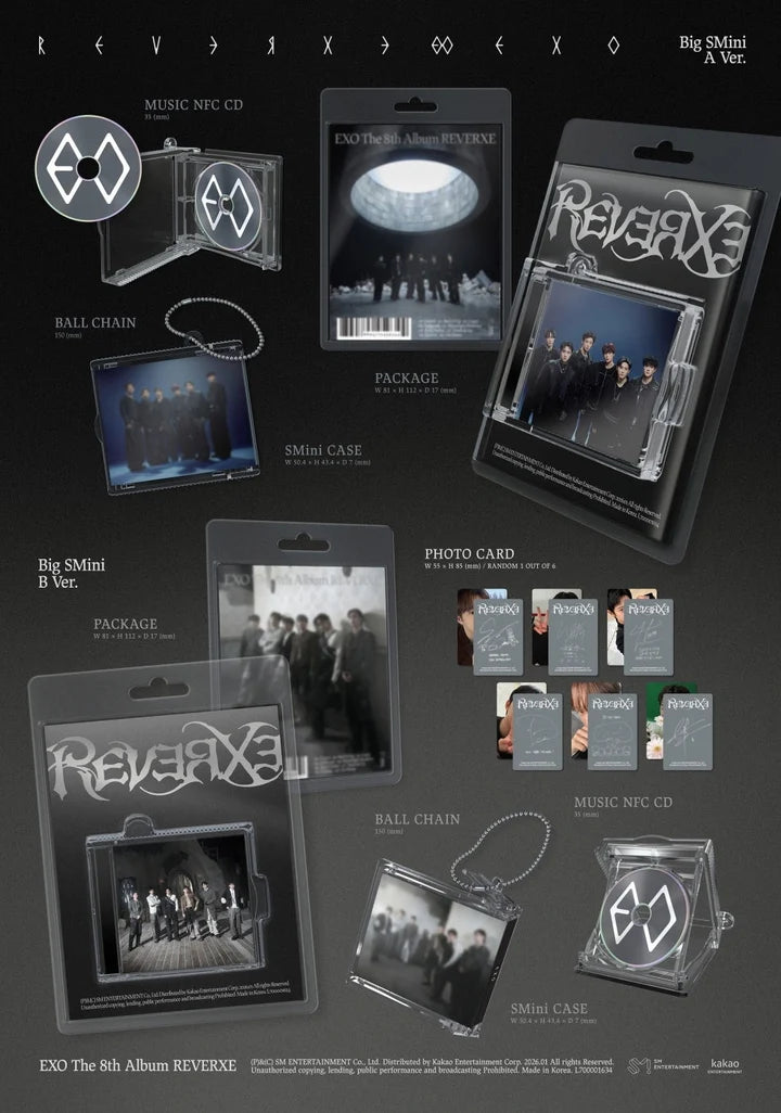 EXO 8th full album EVERXE [BIG SMini / Smart Album ver]