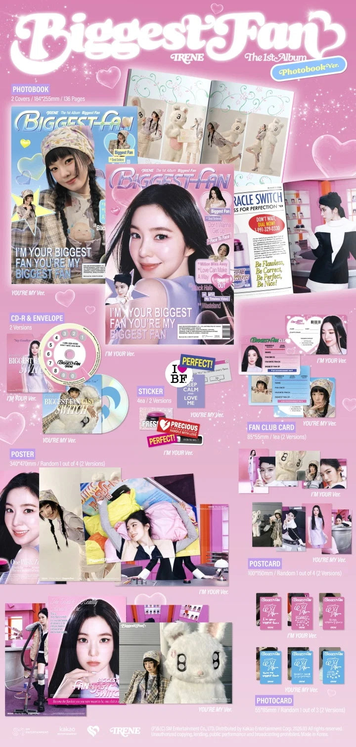 IRENE (Red Velvet) 1st album BIGGEST FAN [Photobook ver]