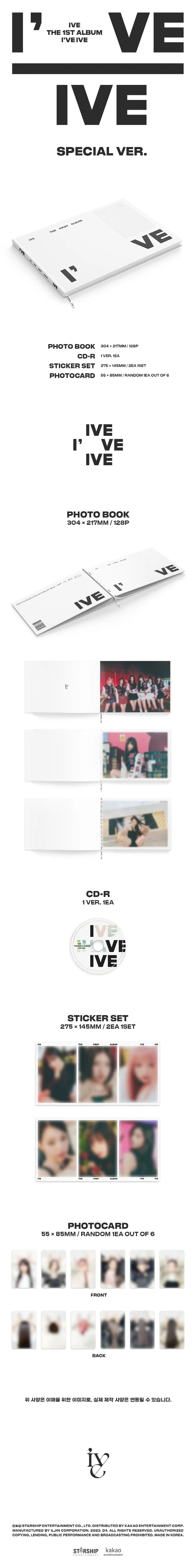 IVE 1st Album I'VE IVE [Special Ver]