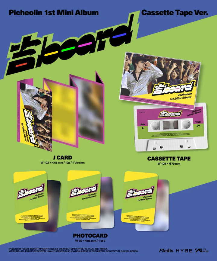 [PREORDER] PICHEOLIN (DINO / SEVENTEEN) 1st mini album 吉BOARD [CASSETTE TAPE ver]