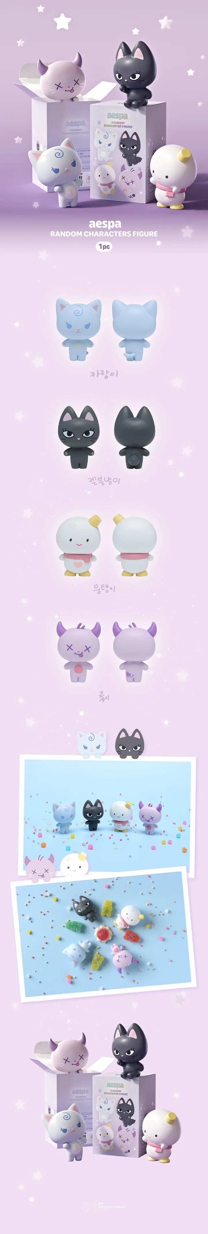 aespa Random Characters Figures