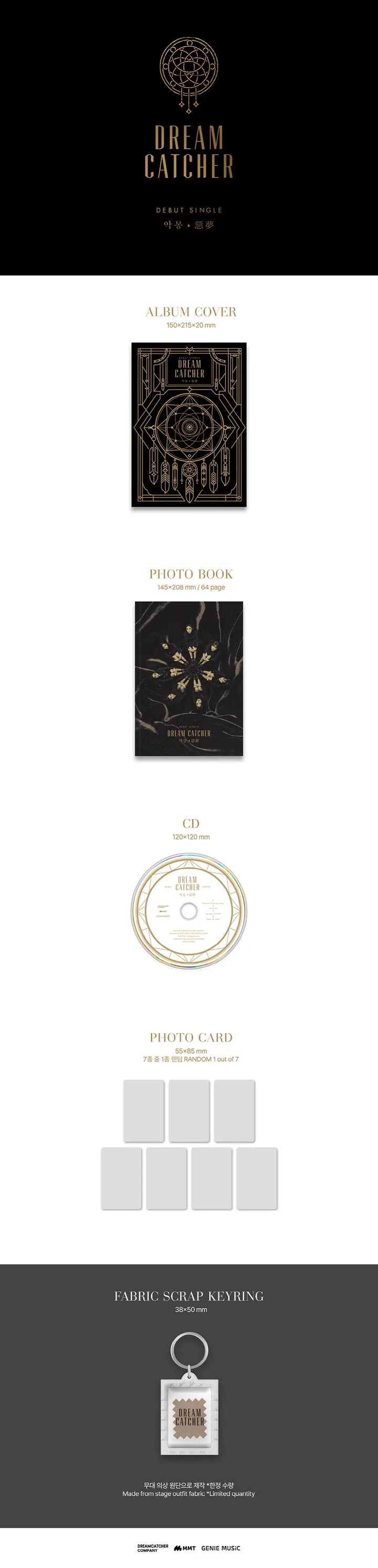 DREAMCATCHER 1st single album NIGHTMARE
