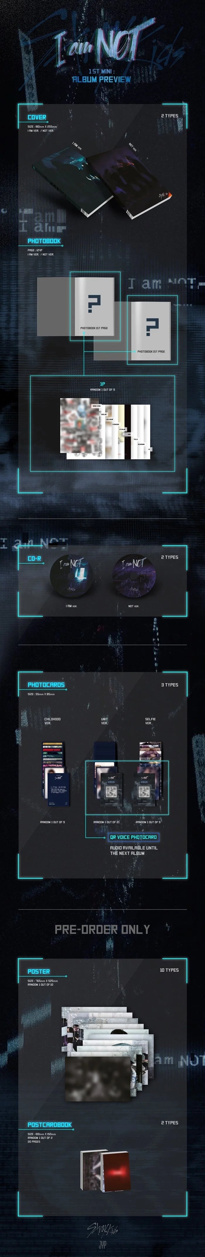 STRAY KIDS 1st mini album I AM NOT