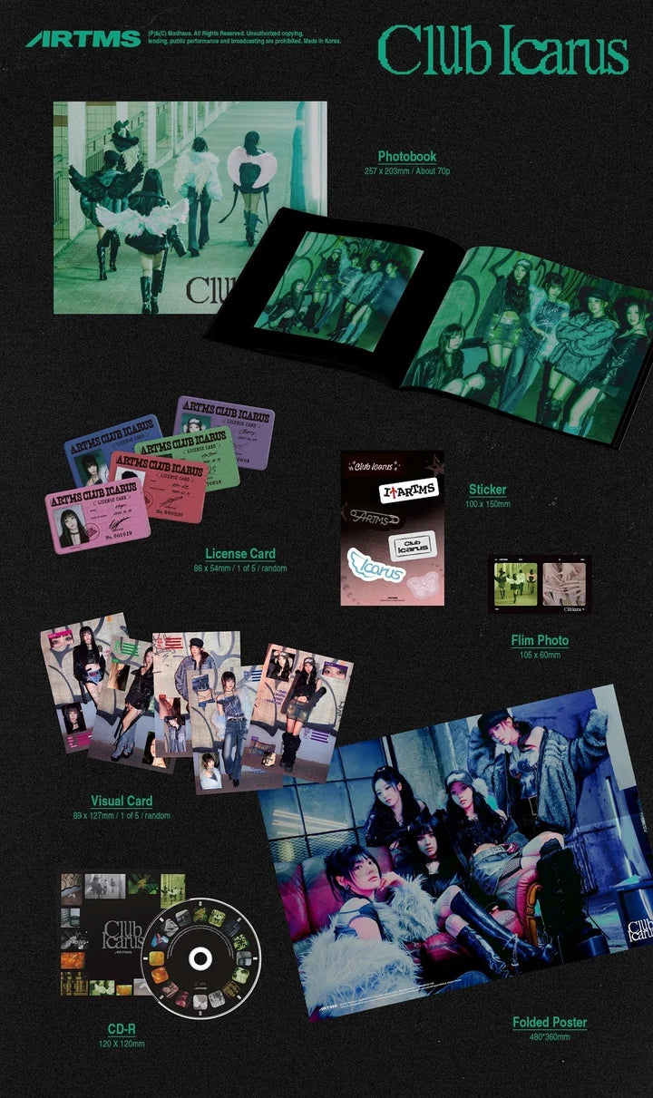 ARTMS 1st Mini Album CLUB ICARUS [A ver]