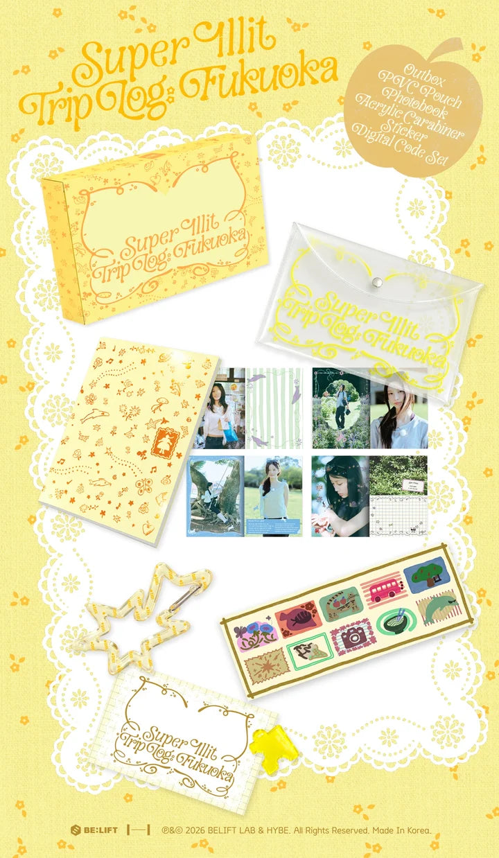 [PREORDER] ILLIT PHOTOBOOK SUPER ILLIT TRIP LOG : FUKUOKA