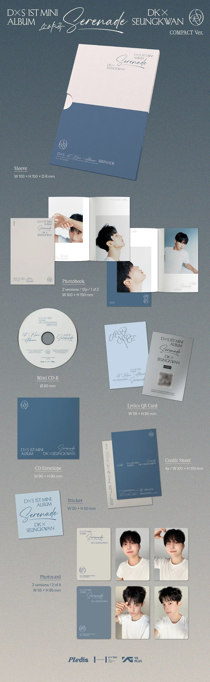 DK X SEUNGKWAN (SEVENTEEN) 1st mini album Serenade (소야곡) [Compact ver]