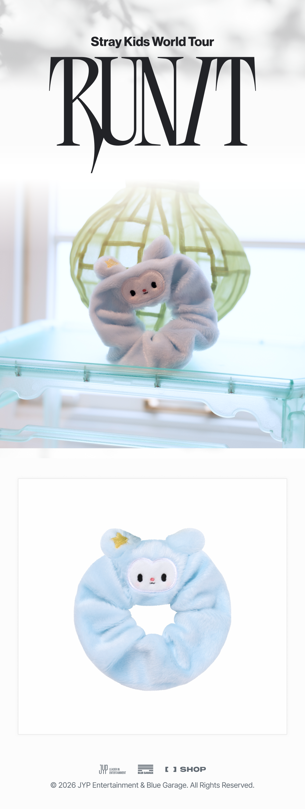 [PREORDER] Stray Kids 2026 World Tour RUN IT SCRUNCHIE