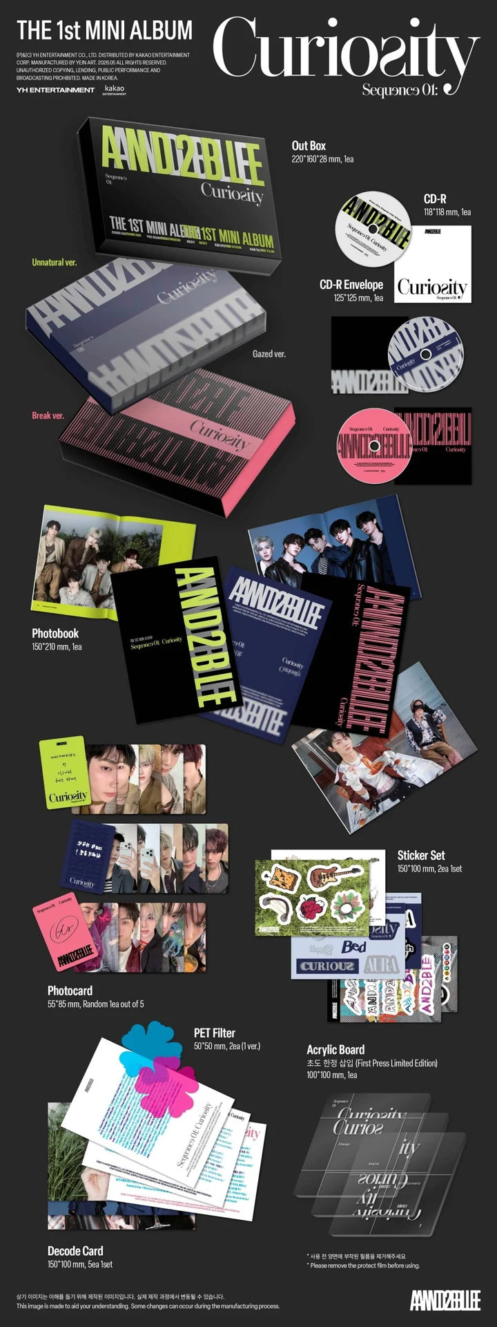 AND2BLE 1st mini album SEQUENCE 01 : CURIOSITY