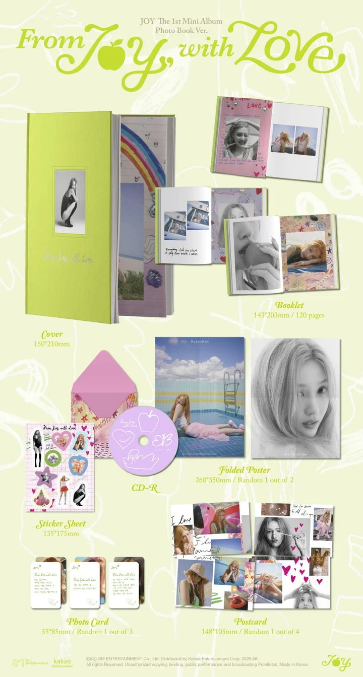 JOY (Red Velvet) 1st mini album From JOY, with Love [Photo Book ver]